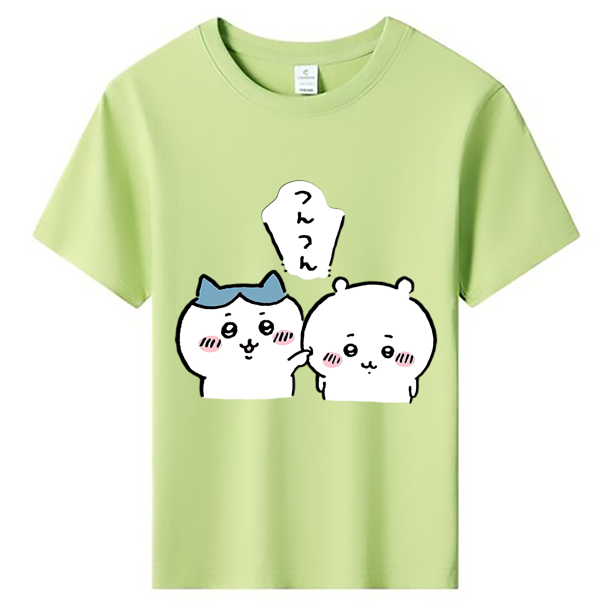 （画像用） ちいかわ ちいかわ Chii-kawa chiikawa 綿100％キッズTシャツ（フロントプリント）